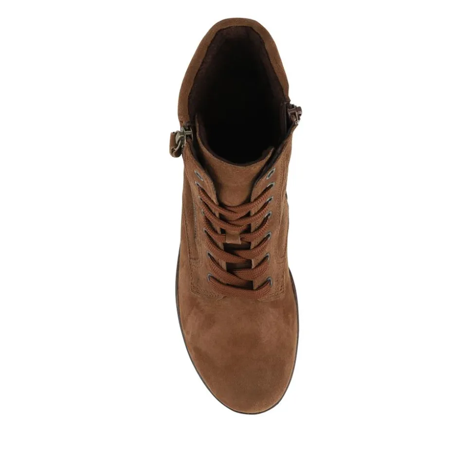 Notion Gabor Leather Ankle Boots - Taupe