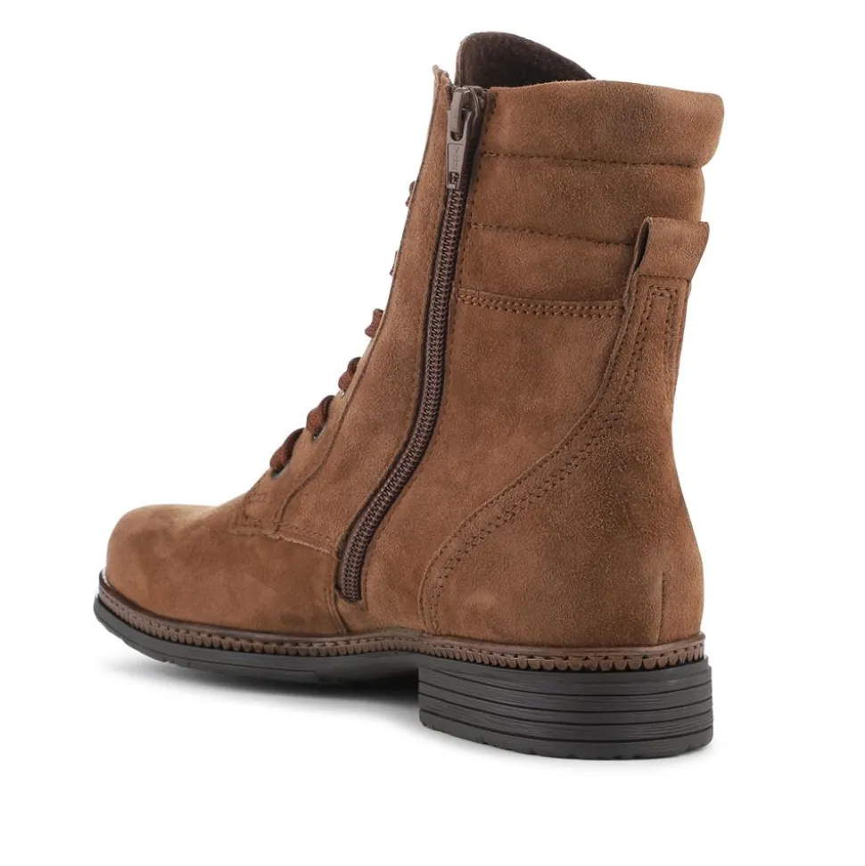 Notion Gabor Leather Ankle Boots - Taupe