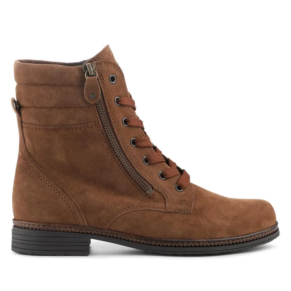 Notion Gabor Leather Ankle Boots - Taupe