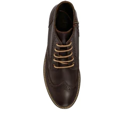 Novi Brogue Ankle Boots - Brown