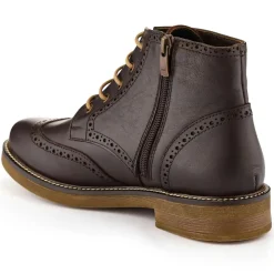 Novi Brogue Ankle Boots - Brown