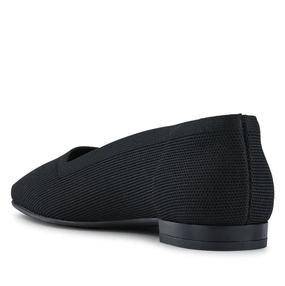Olenka Casual Box-Toe Pumps - Black