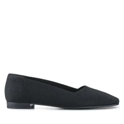 Olenka Casual Box-Toe Pumps - Black