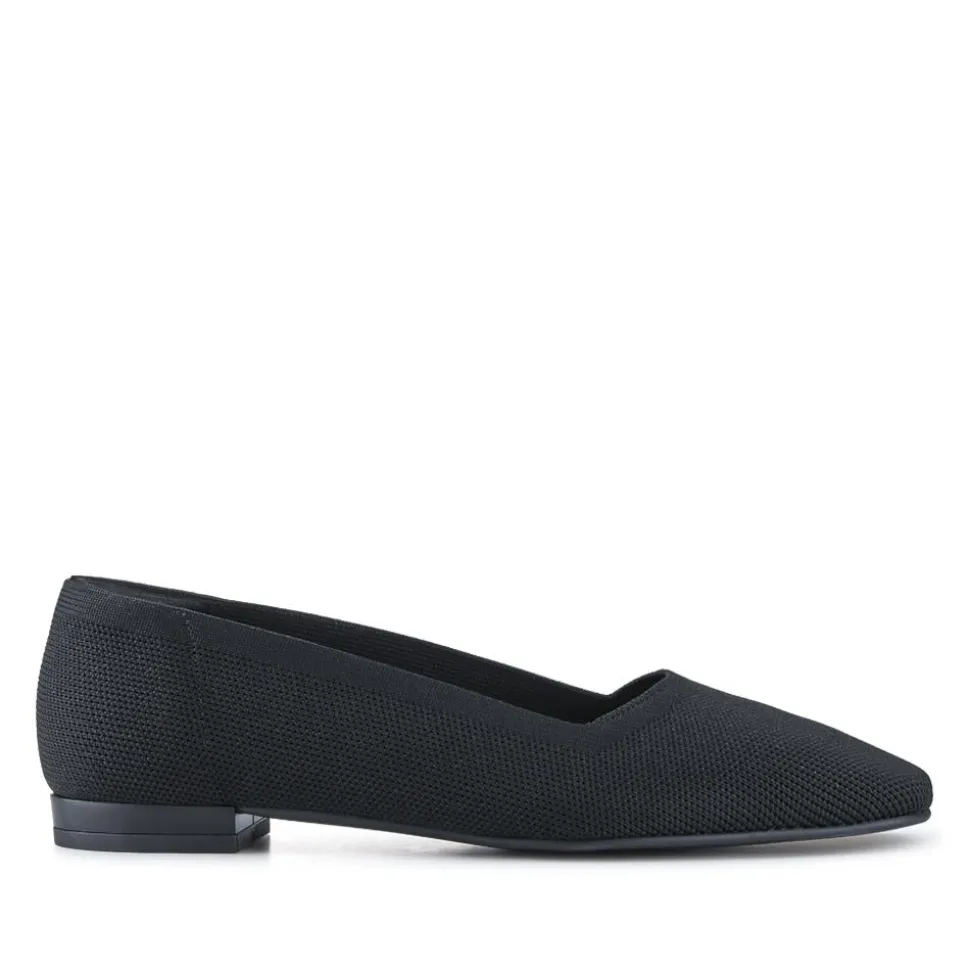 Olenka Casual Box-Toe Pumps - Black