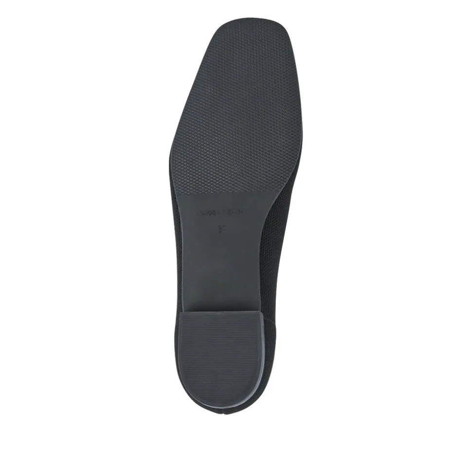 Olenka Casual Box-Toe Pumps - Black