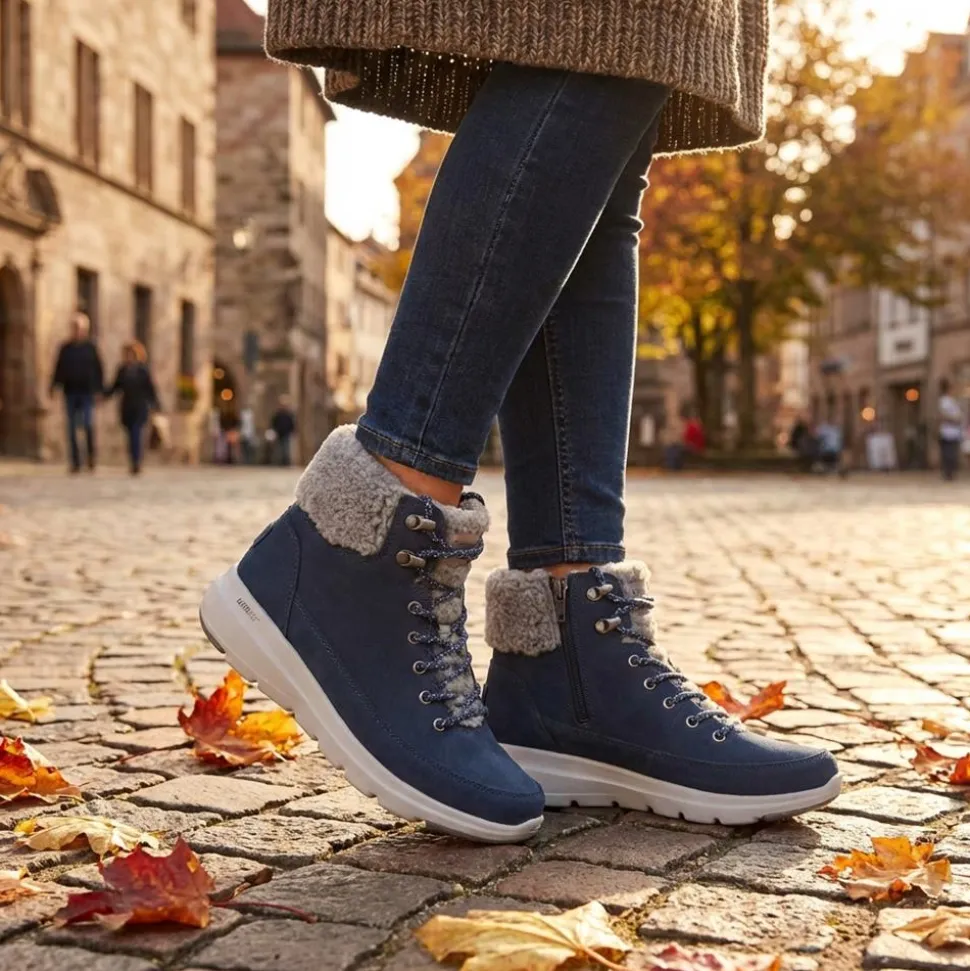 On The Go Glacial Ultra Woodland Boots - Navy