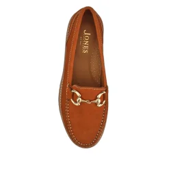Orlana Leather Slip-On Moccasins - Tan