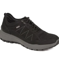 Outdoor Leather Lace-Up Shoes - Black