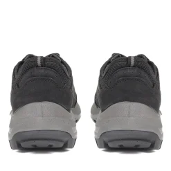 Outdoor Leather Lace-Up Shoes - Black