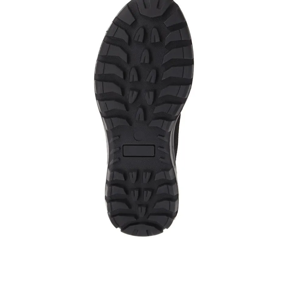 Outdoor Leather Lace-Up Shoes - Black