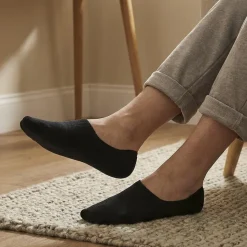 4-Pack Invisible Socks - Black
