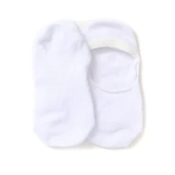 4 Pack Invisible Socks - White