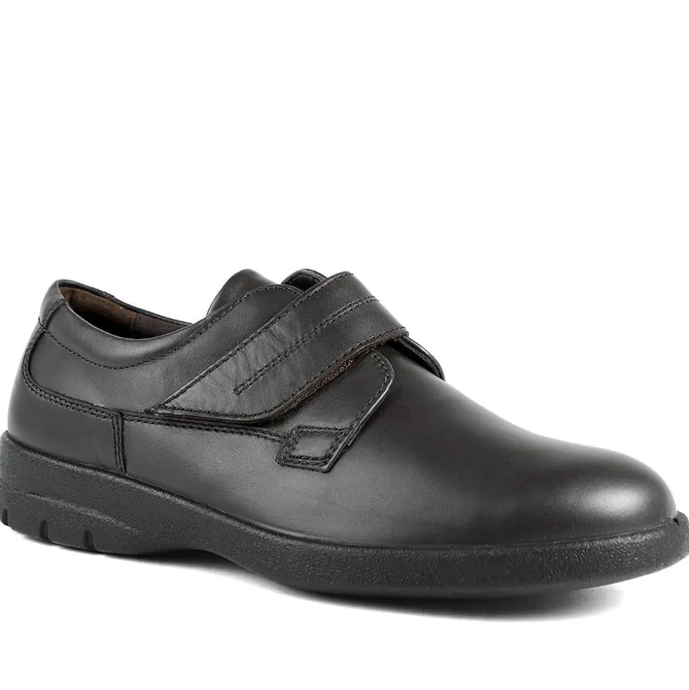 Padders Adjustable Fit Monk Shoes - Brown