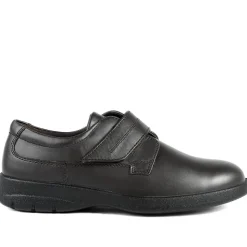 Padders Adjustable Fit Monk Shoes - Brown