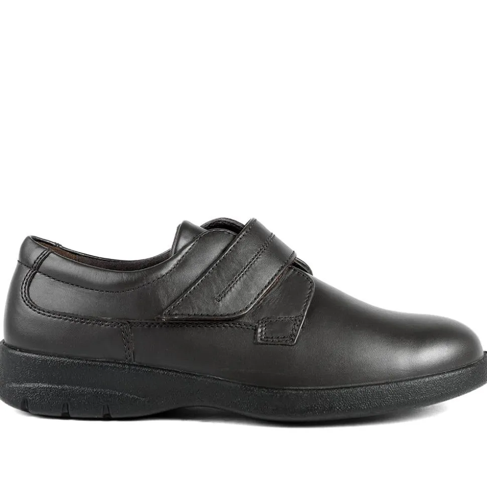 Padders Adjustable Fit Monk Shoes - Brown