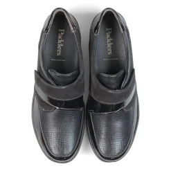 Padders Ladies Comfort 2E Fit - Black Suede Combi
