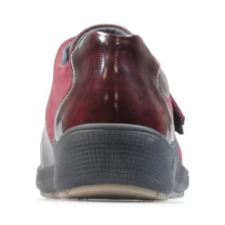 Padders Ladies Comfort 2E Fit - Burgundy Suede Combi