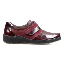 Padders Ladies Comfort 2E Fit - Burgundy Suede Combi