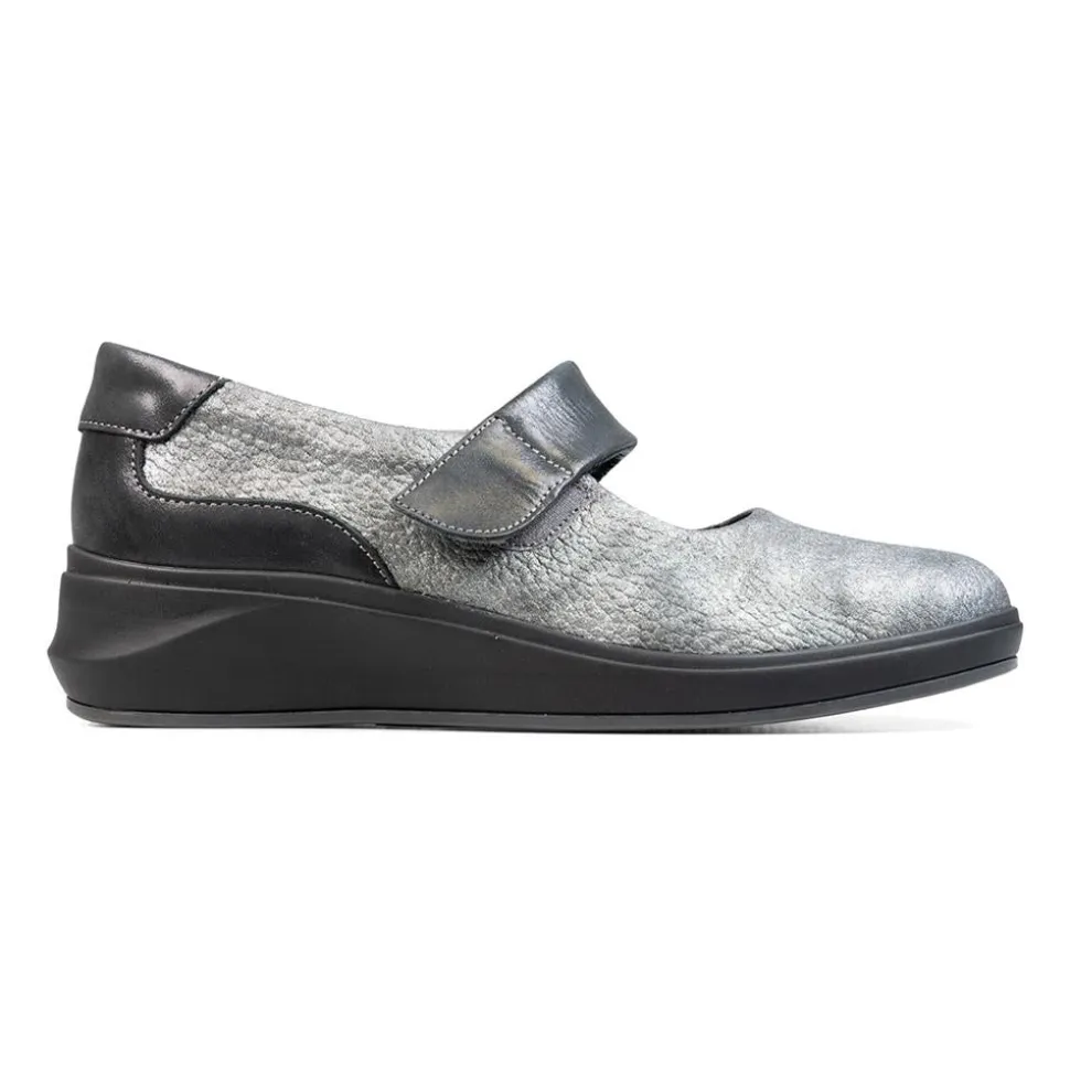 Padders Ladies Comfort 2E Fit - Grey Tumbled Leather