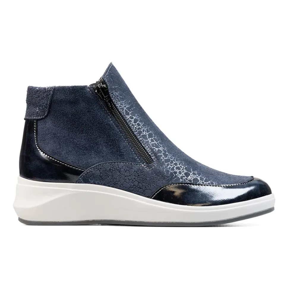 Padders Ladies Comfort 2E Fit - Navy Feature