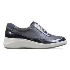 Padders Ladies Comfort 2E Fit - Navy Metallic Combi