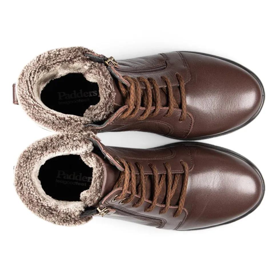 Padders Ladies Dual Fit Comfort E/2E - Bark Leather