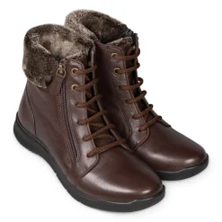 Padders Ladies Dual Fit Comfort E/2E - Bark Leather