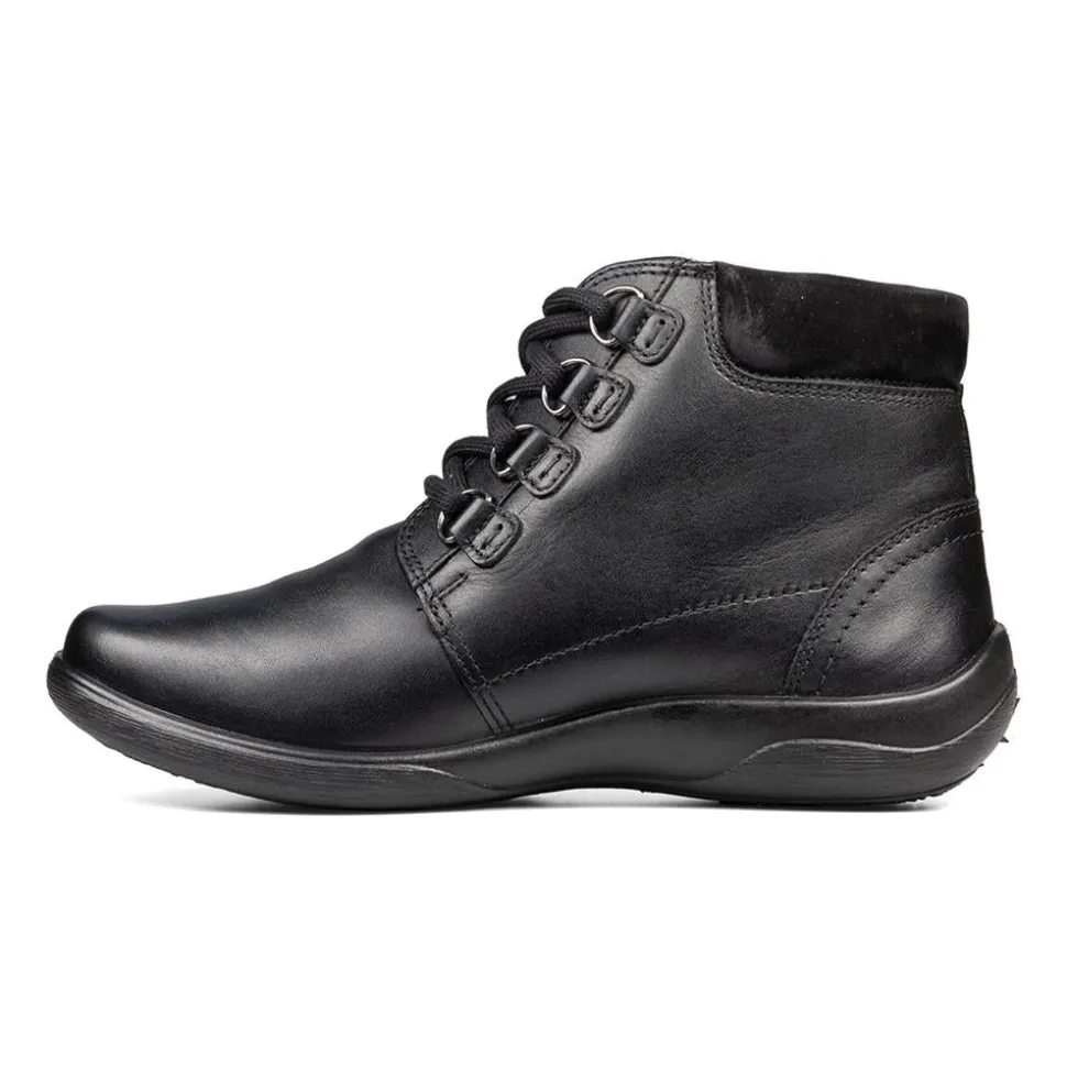 Padders Ladies Dual Fit Comfort 2E/3E - Black Leather