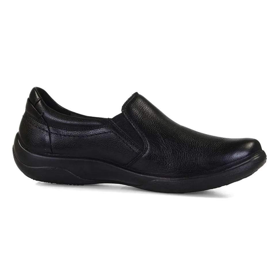 Padders Ladies Dual Fit Comfort 2E/3E - Black Leather