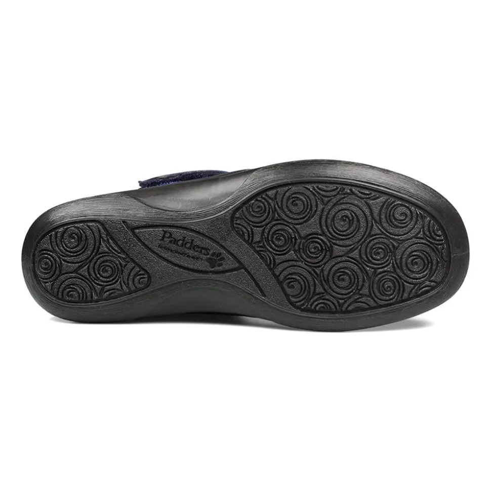 Padders Ladies Dual Fit Comfort 2E/3E - Midnight Leather