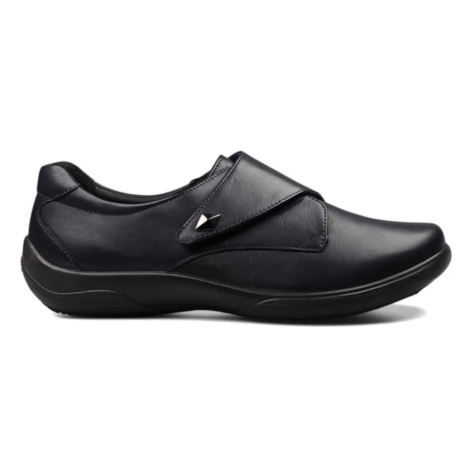 Padders Ladies Dual Fit Comfort 2E/3E - Midnight Leather
