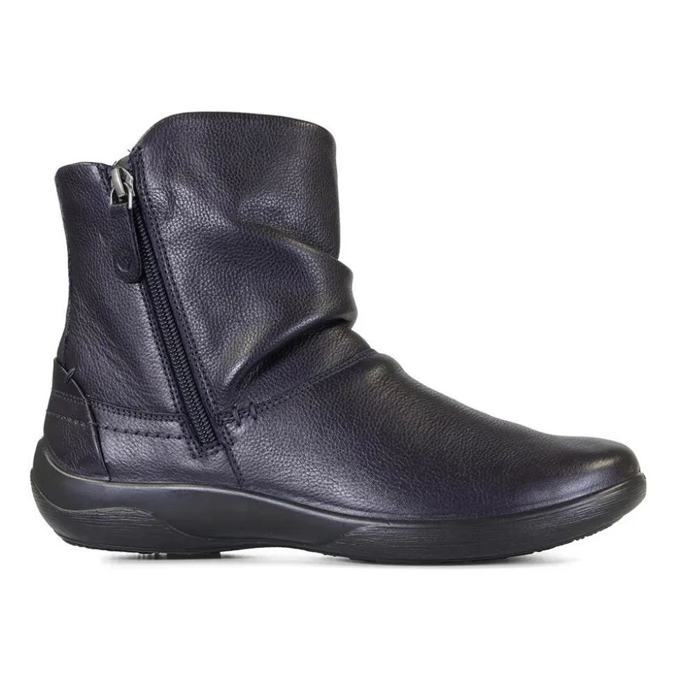 Padders Ladies Dual Fit Comfort 2E/3E - Navy Leather