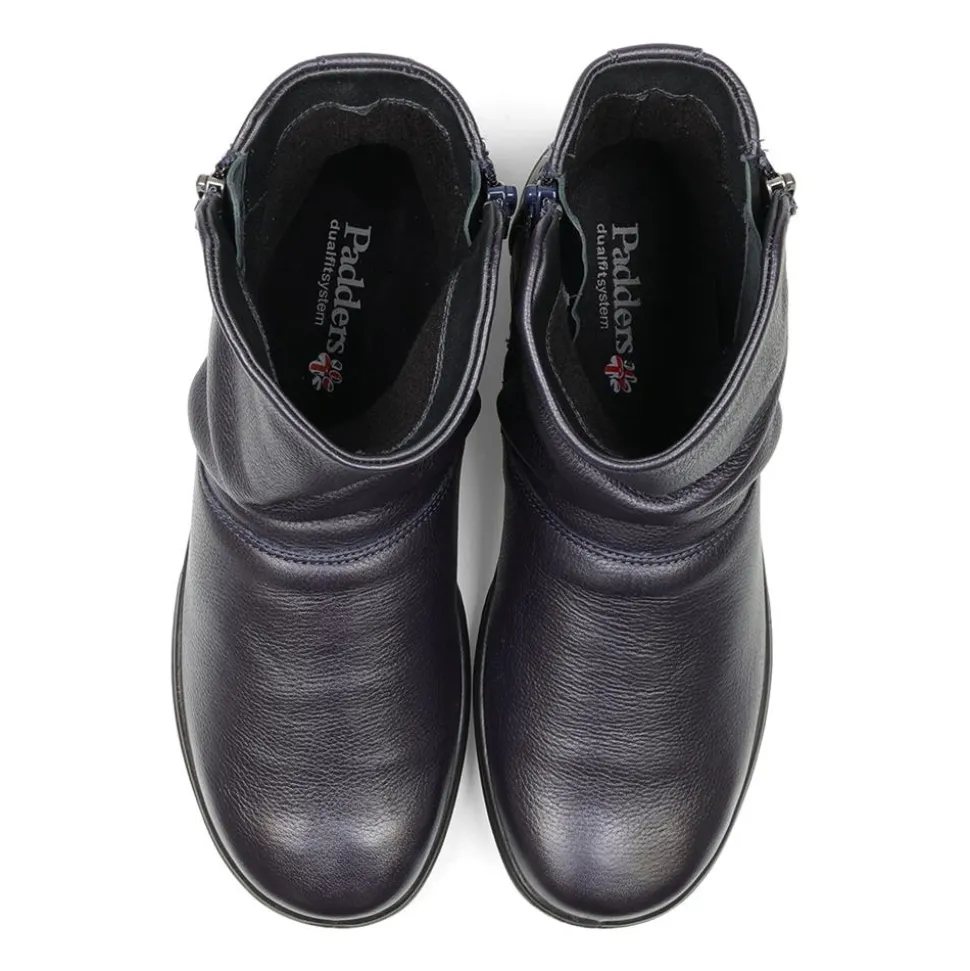 Padders Ladies Dual Fit Comfort 2E/3E - Navy Leather