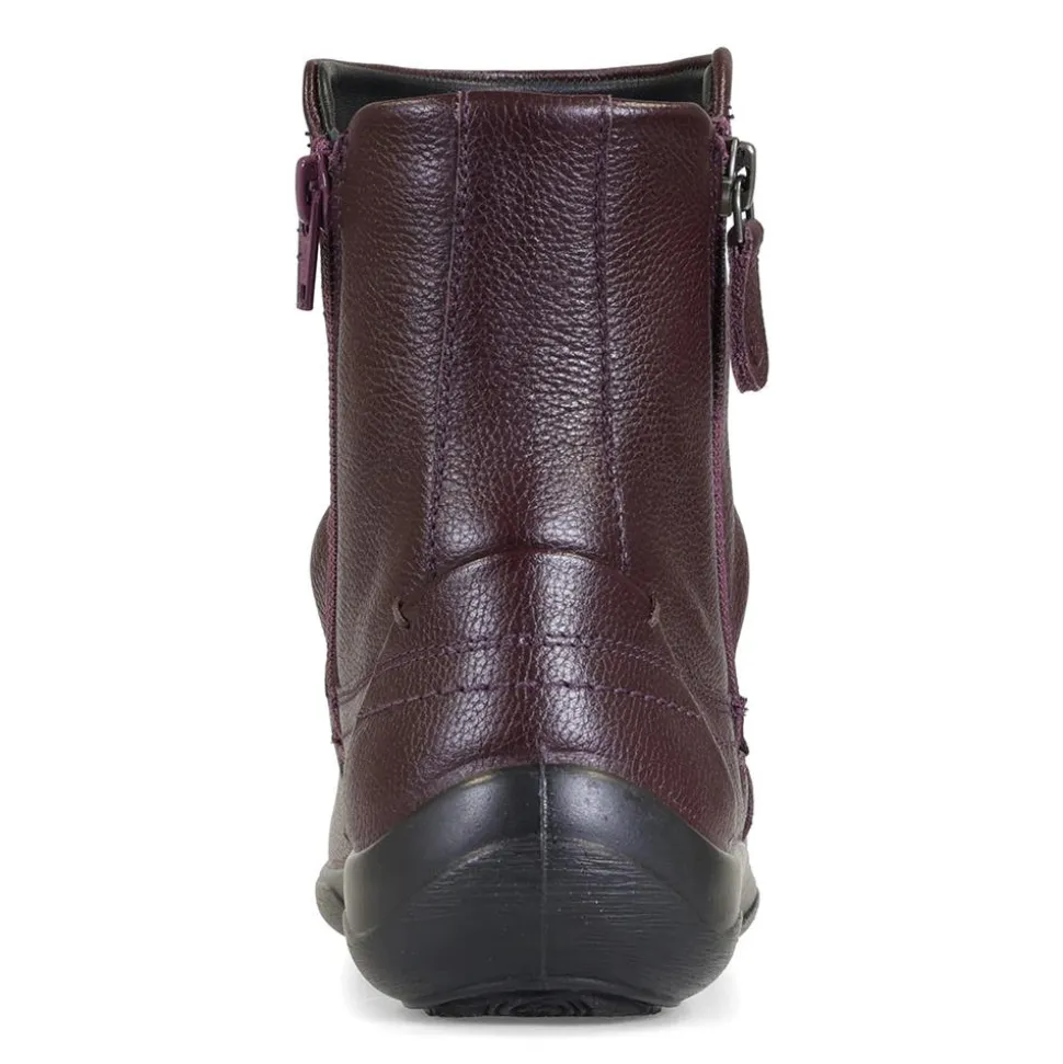 Padders Ladies Dual Fit Comfort 2E/3E - Plum Leather