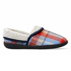 Padders Ladies Slippers 2E Fit DM Construction - Blue Combi
