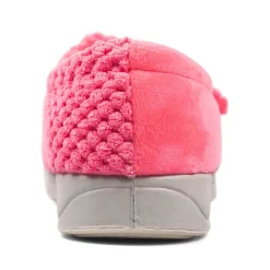 Padders Ladies Slippers 2E Fit Vulcanised - Pink-Multi