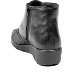 Padders Leather Celeste Shoes - Black
