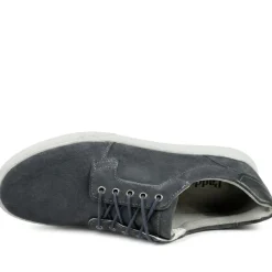 Padders Leather Lace Up Casual Shoes - Navy