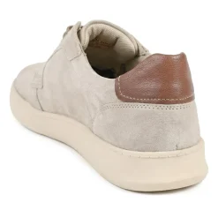 Padders Leather Lace Up Casual Shoes - Sand