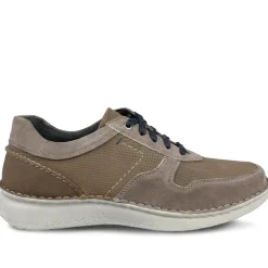 Padders Leather Wide Fit Lace Up Shoes - Brown