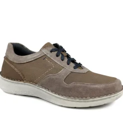 Padders Leather Wide Fit Lace Up Shoes - Brown