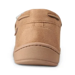 Padders Mens Slippers G Fit Side Stitched Washable - CHESTNUT MICROSUEDE