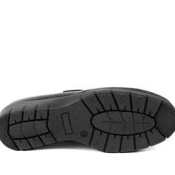 Padders Twilight Leather Slip On Shoes - Black