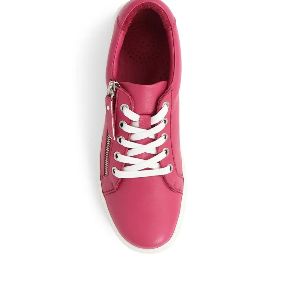 Padova2 Leather Lace-Up Trainers - Pink