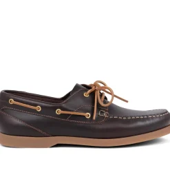 Parsons Leather Boat Shoes - Brown