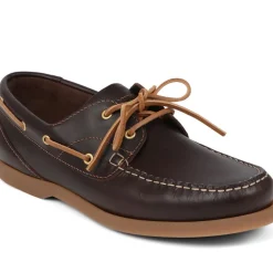 Parsons Leather Boat Shoes - Brown