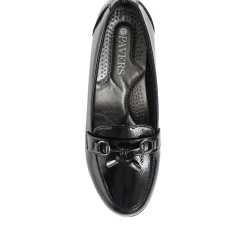 Patent Ladies Loafers - Black Patent