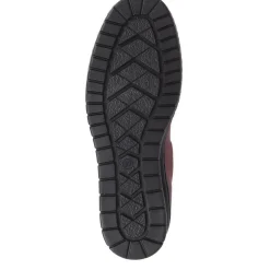 Patent Toe Slip-On Shoes - Burgundy