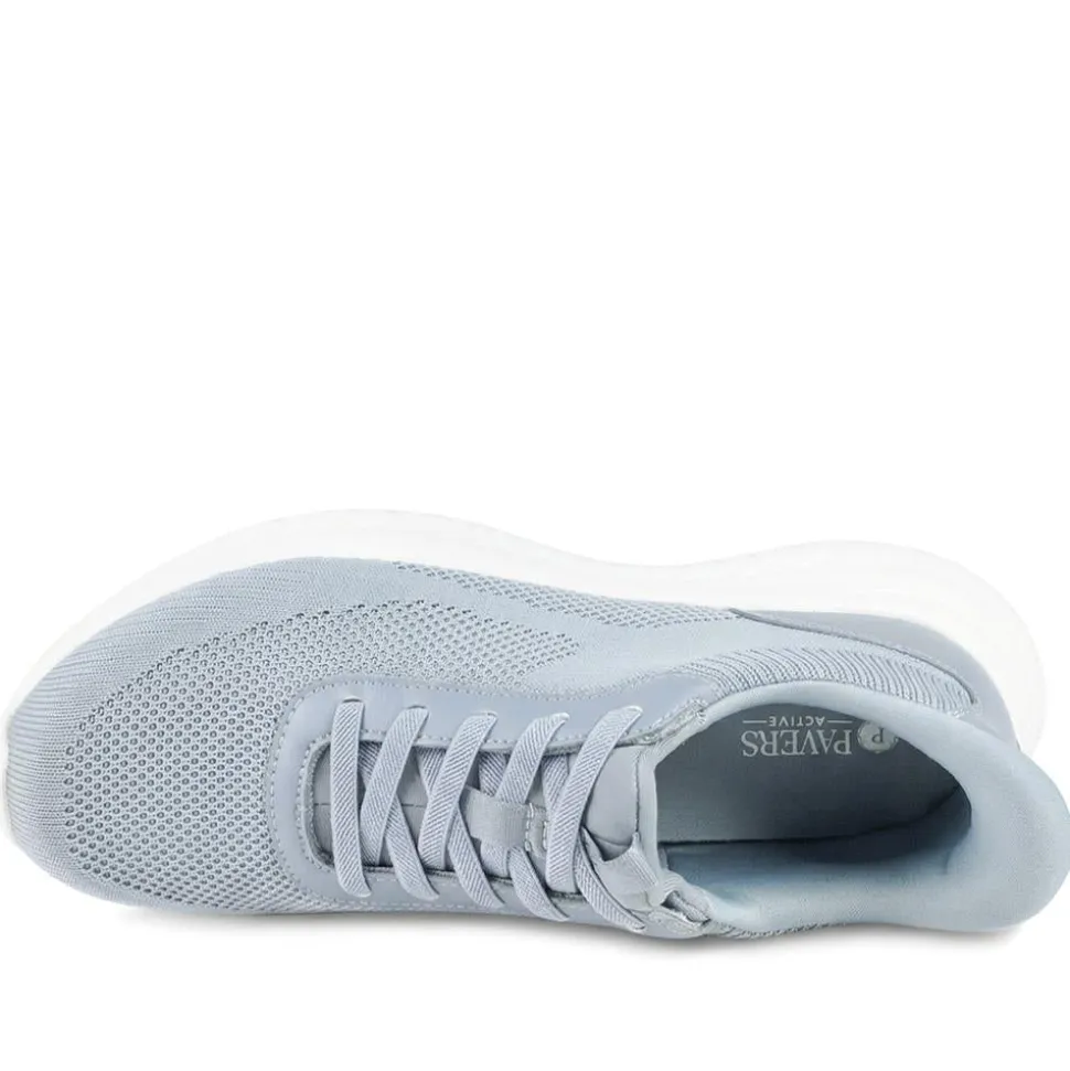 Pavers Active Easy Step In Lace Up Trainers - Blue