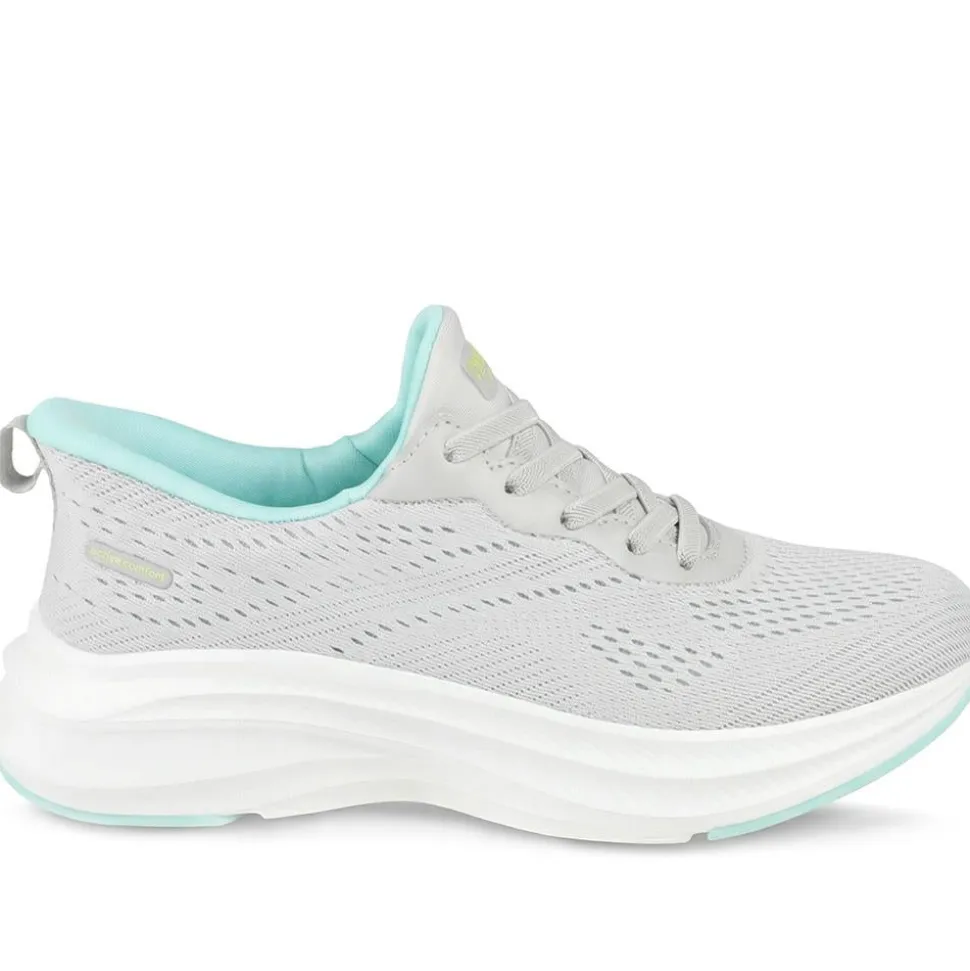 Pavers Active Wide Fit Easy Step In Trainers - Grey